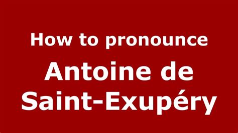 How to pronounce antoine in French 